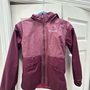 Columbia Kids' Maroon Insulated Raincoat